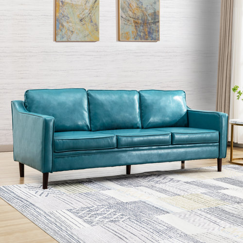Faux Leather Sofas Under $500 You'll Love | Wayfair